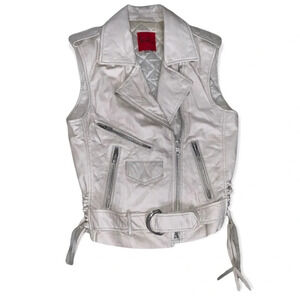 Paul Smith Leather Vest Sz S